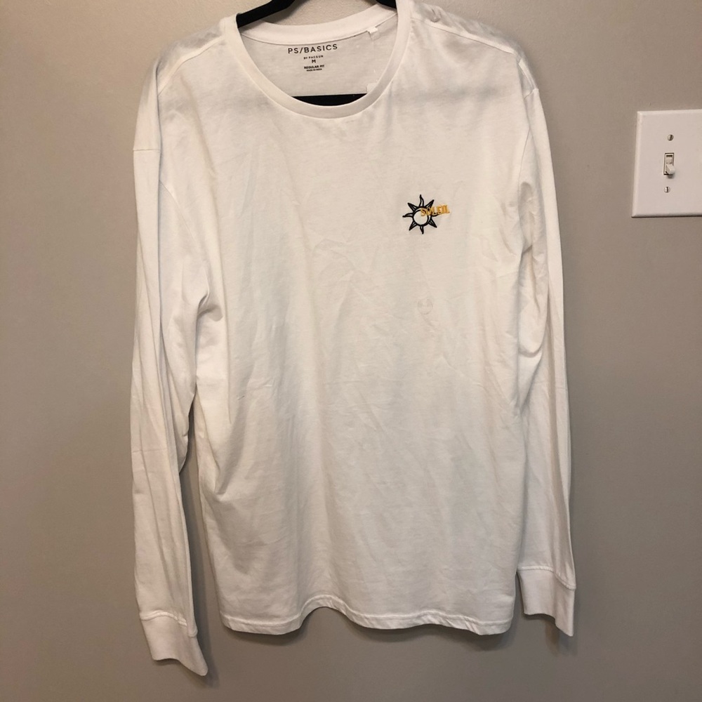 White long sleeve “Soleil” shirt
